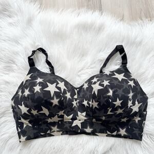 Torrid Curve Star Print Wireless Bra 38D